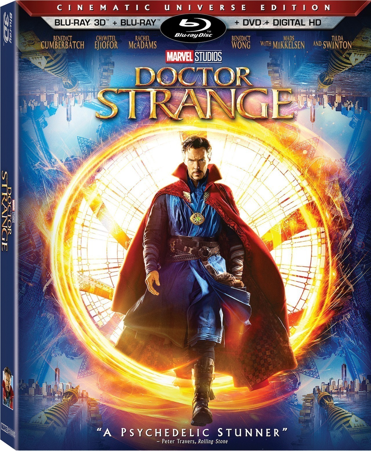 DOCTOR STRANGE -BLU RAY 3D + BLU RAY + DVD -